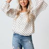 Sign Of The Times Shift Top In Cream Image - 1
