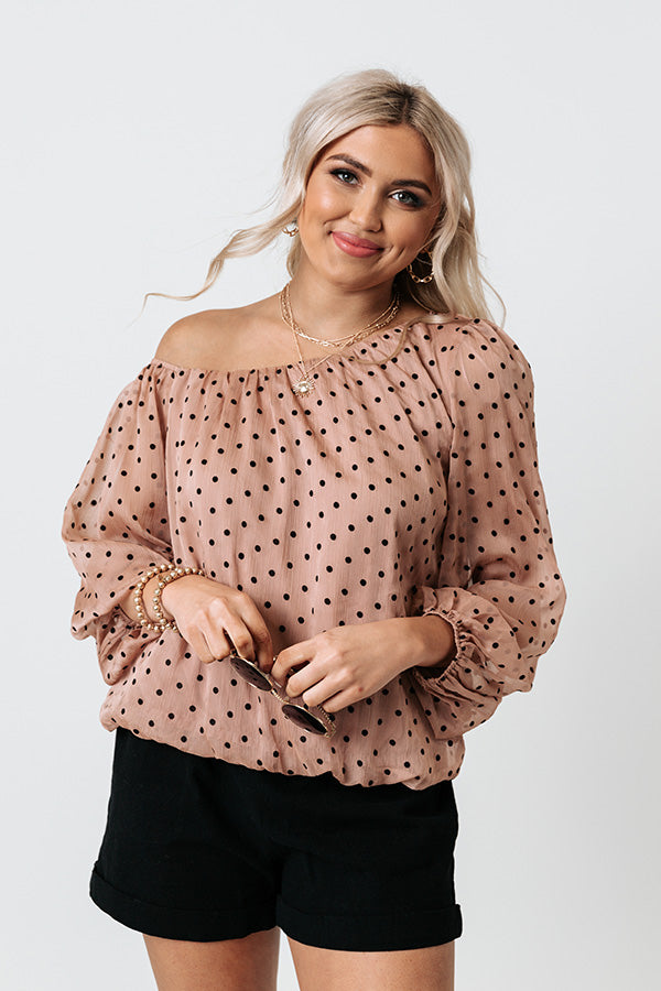 Sign Of The Times Shift Top In Blush Image - 4