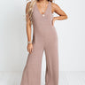 Language Of Love Knit Jumpsuit In Blush Image - 1