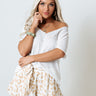 Kindness Counts Shift Tee In White Image - 1