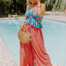 Secret Beach Floral Tankini in Ocean Blue  Curves Image - 1