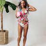 Secret Beach Reversible Bikini Bottoms in Pink Image - 1