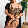 Vacay Honey Leopard Bikini Top Curves Image - 1