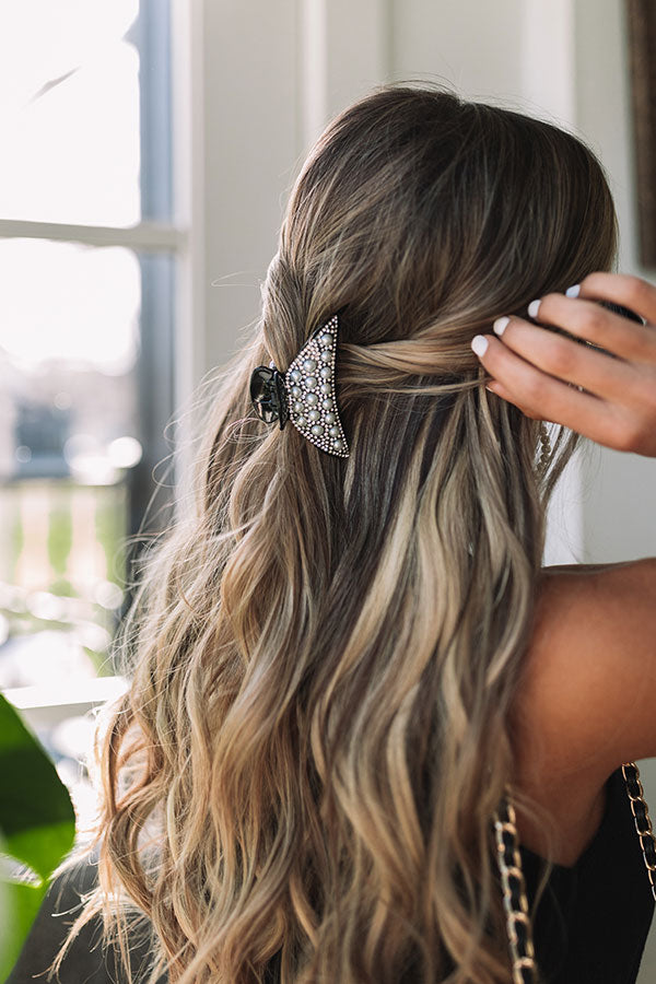 City In Italy Hair Claw In Black