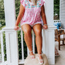 Charm Life Embroidered Shift Top in Pink Curves Image - 1