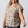 Divine Love Leopard Tee Curves Image - 1