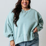 To The Mountains Sweatshirt In Limpet Shell Curves Image - 1