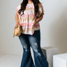 Close To The Coast Tie Dye Shift Top in Pink Curves Image - 1