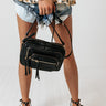 Day To Remember Faux Leather Crossbody In Black Image - 1