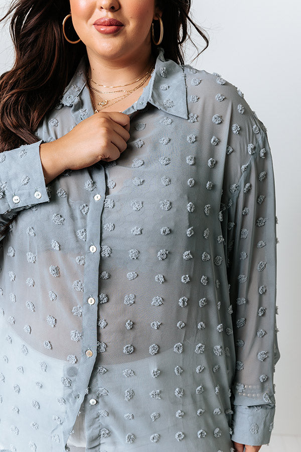 Back To New York Chiffon Top in Pear Curves Image - 2