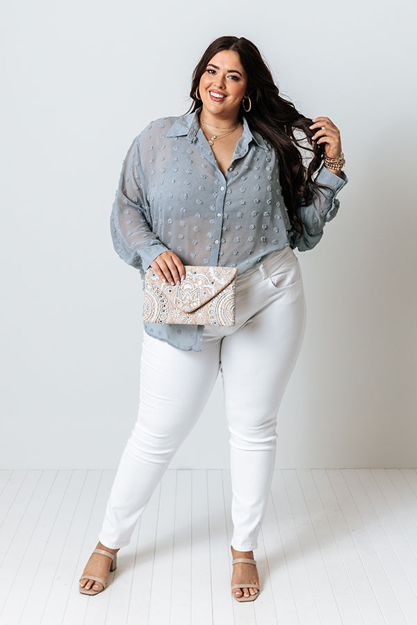 Back To New York Chiffon Top in Pear Curves Image - 1
