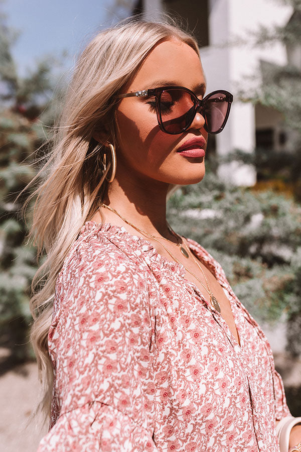 Coastal Connection Sunnies In Dark Purple