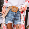 Off The Tropics Woven Belt In Khaki Image - 1