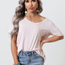 Forever Friendly Shift Tee In Pink Image - 1