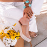 The Abney Faux Leather Heel In Tan Image - 1