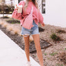 To The Mountains Sweatshirt In Dusty Rose Image - 1