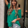 Coastal Chic Shift Tee In Green Image - 1