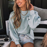To The Mountains Sweatshirt In Limpet Shell Image - 1