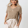 Coastal Chic Shift Tee In Martini Olive Image - 1