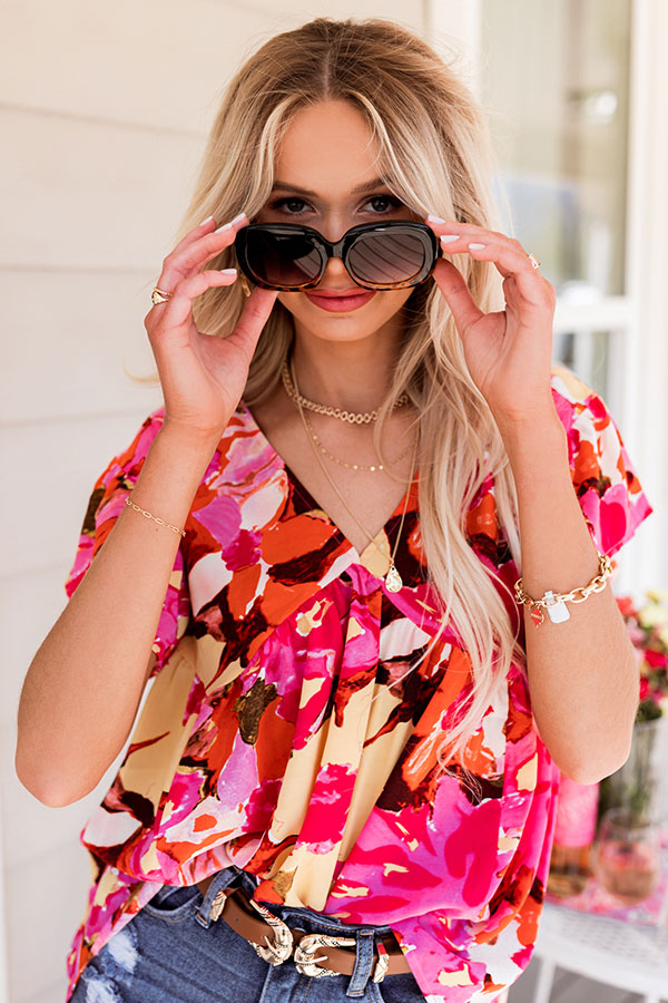 Summer Rewind Sunnies In Ombre Tortoiseshell