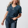 Joy Ride Mineral Washed Tee In Teal Image - 1