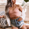 Sophisticated Chic Bralette In Dusty Rose Image - 1