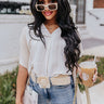 Marina Bay Stripe Top In Birch Image - 1