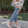 The Raela Wedge In White Image - 1