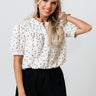 Gardenia Darling Top In Cream Image - 1
