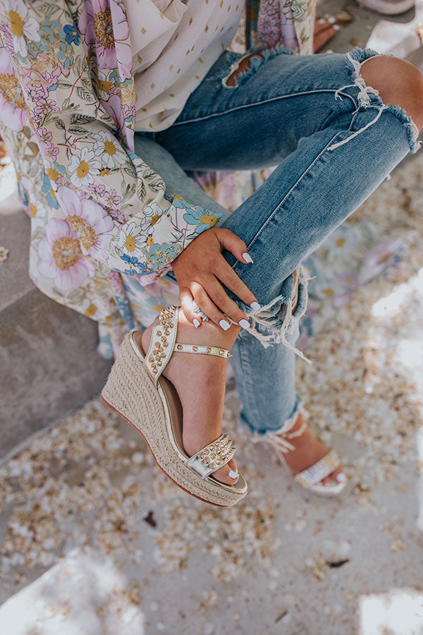 The Sera Studded Wedge