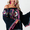 Times Like This Embroidered Top Image - 1