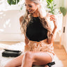 Sunshine In San Diego Knit Tank In Black Image - 1