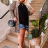 Lighten The Mood Leopard Cardigan    Curves Image - 1