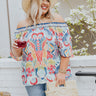 Tropical Happiness Shift Top Curves Image - 1