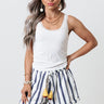 Captured Moments Lace Trim Tank In White Image - 1