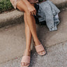 The Galloway Sandal In Peach Image - 1