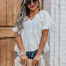 Loving You Well Shift Top In White Image - 1