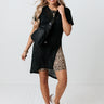 Baja Surf Knit Tunic In Black Image - 1