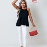 Americana Kisses Tank In Navy Image - 1