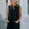 Windsor Castle Shift Dress In Black Image - 1