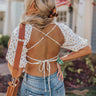 Laws Of Attraction Polka Dot Crop Top Image - 1
