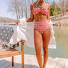 Lake Days High Waist Seersucker Bikini Bottom Image - 1