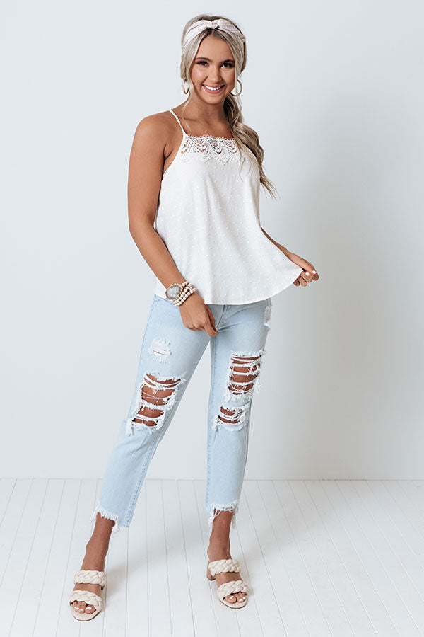Desert Divine Tank In Ivory Image - 1