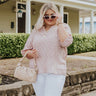 Sky High Ambitions Shift Top In Blush Curves Image - 1