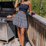 Flower Patch Skirt In Navy Image - 1