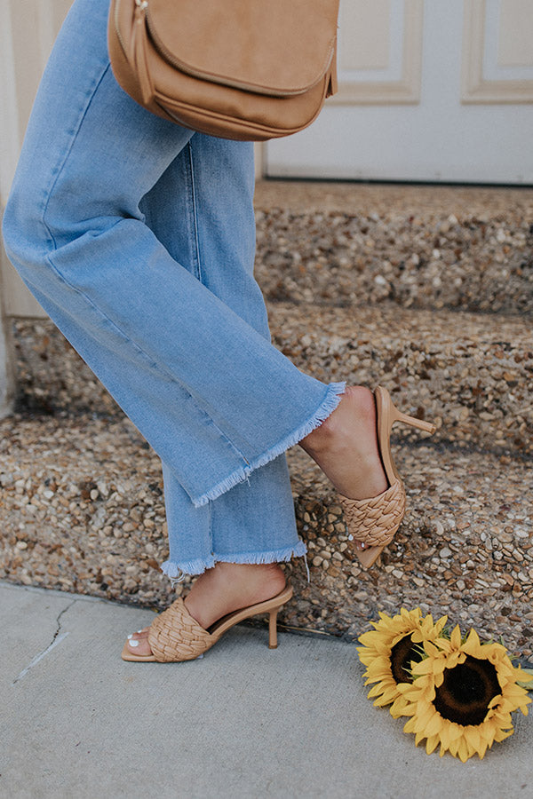 The Gwennie Braided Heel In Tan