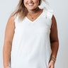 Star Romance Shift Top In White Curves Image - 1