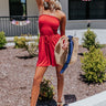 Firework Show Smocked Romper In Red Image - 1