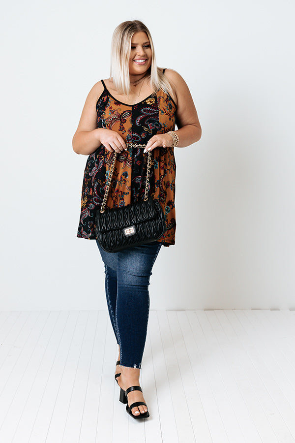 London Blooms Floral Shift Tunic Dress Curves Image - 5