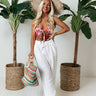 Hibiscus Kisses Halter Bikini Top Image - 1